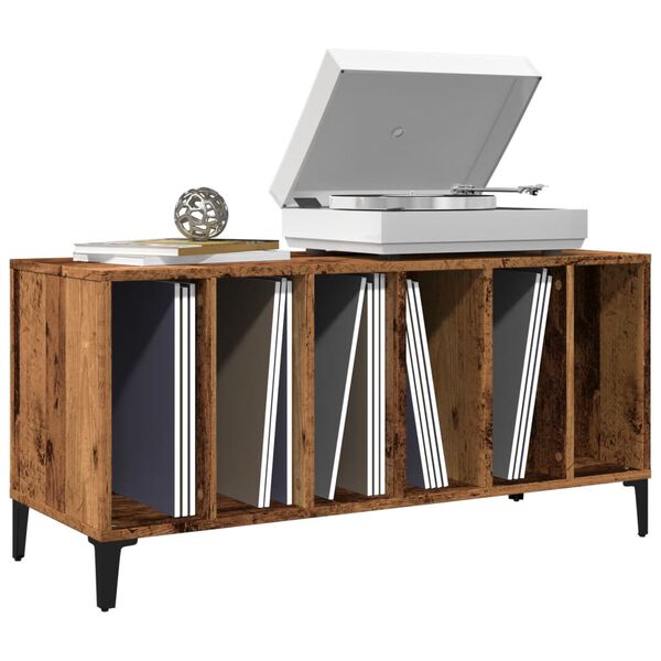 vidaXL vinylskab 100x38x48 cm konstrueret tr&aelig; antikt tr&aelig;look