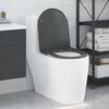 vidaXL Toilet s&aelig;de Antracit 44 x 36,4 x 3,4 cm Duroplast