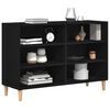 vidaXL Sideboard Sort eg 103,5 x 35 x 70 cm Konstrueret tr&aelig;