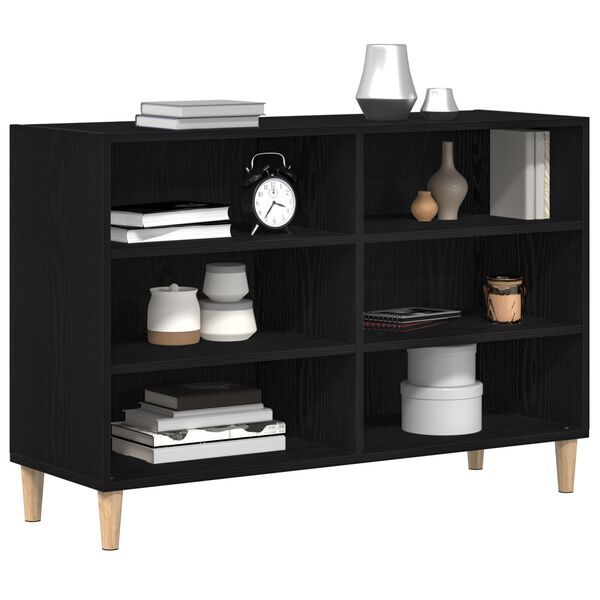 vidaXL Sideboard Sort eg 103,5 x 35 x 70 cm Konstrueret tr&aelig;