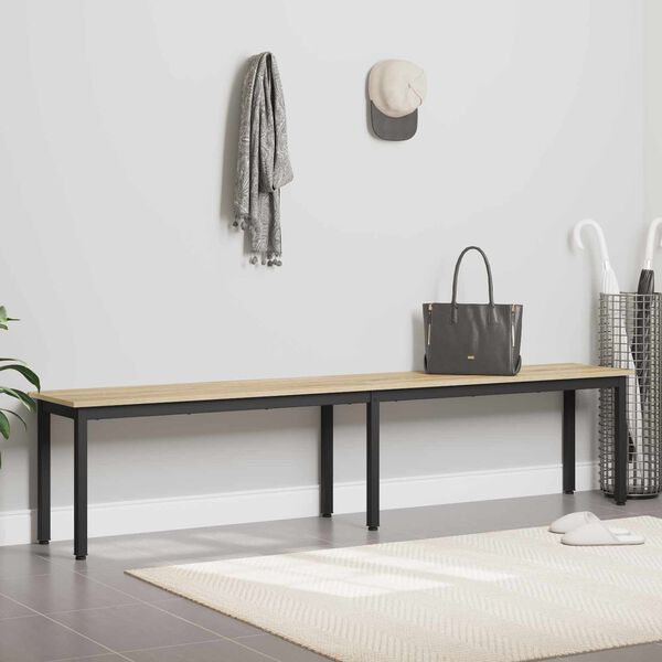 vidaXL b&aelig;nk Sonoma 200 x 35 x 45 cm Konstrueret tr&aelig;