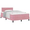 vidaXL Box spring seng med madras Lyser&oslash;d 120 x 190 cm Fl&oslash;jl