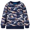 Sweatshirt til b&oslash;rn str. 92 marinebl&aring;