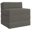 vidaXL Samlebar Sofa Seng Lysegr&aring; 200 x 70 x 15 cm Velourstof