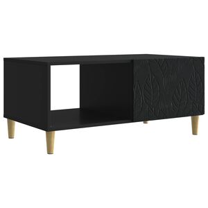 vidaXL Sofabord Sort 90 x 50 x 40 cm Konstrueret tr&aelig;