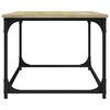 vidaXL sofabord 102x50x40 cm konstrueret tr&aelig; og jern Sonoma-eg