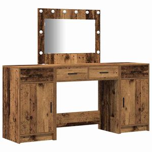 vidaXL Kl&aelig;deskab 3 stk. Brun 78,5 x 41 x 135 cm Konstrueret tr&aelig;