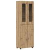 vidaXL Highboard FLORIN 60 x 35 x 182 cm Artisan Egetr&aelig;