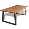 vidaXL spisebord 200x90 cm massivt akacietr&aelig;