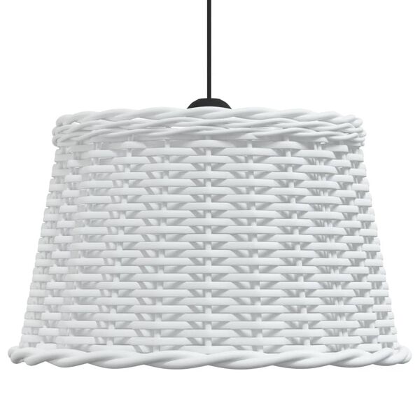vidaXL lampesk&aelig;rm til loftlampe &Oslash;45x28 cm flet hvid