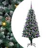 vidaXL Kunstigt juletr&aelig; med stativ Gr&oslash;n 150 cm PVC og St&aring;l og Plastik