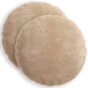 vidaXL Pudebetr&aelig;k 2 stk. HEERLEN Gr&aring;brun &Oslash; 40 cm Chenille Stof