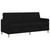 vidaXL Sofa med opbevaring Sort 192 x 78 x 87 cm Polyester