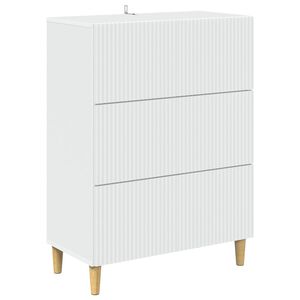 vidaXL Skuffeskab Hvid 66 x 34,5 x 90 cm Konstrueret tr&aelig;