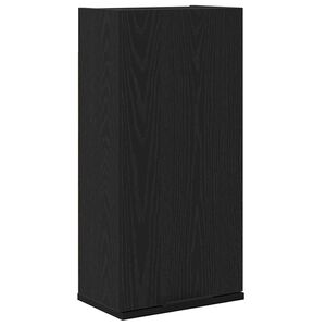 vidaXL v&aelig;gmonteret skab sort egetr&aelig; 32x20x67 cm konstrueret tr&aelig;
