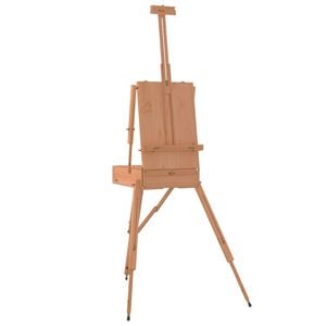 vidaXL staffeli 81x121x173 cm massivt b&oslash;getr&aelig;