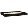 vidaXL hundeseng 101,5x74x9 cm massivt fyrretr&aelig; sort