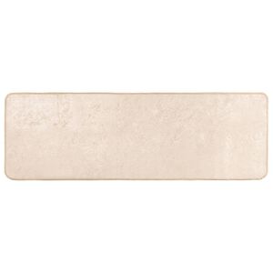 vidaXL T&aelig;ppe Runner MARSA Cremefarvet 50 x 100 cm Polyester og PVC