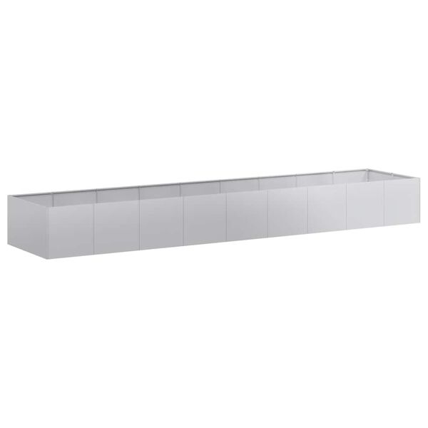 vidaXL plantekasse 360x80x40 cm galvaniseret stål