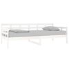 vidaXL daybed 90x200 cm massivt fyrretr&aelig; hvid