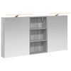 vidaXL Badev&aelig;relsesskabs&aelig;t 3 stk. 140 x 14,5 x 70 cm Konstrueret tr&aelig;