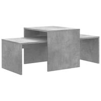 vidaXL sofabordssæt 100x48x40 cm konstrueret træ betongrå