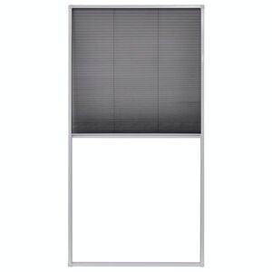 vidaXL insektnet til vindue pliss&eacute; 80x160 cm