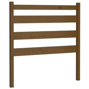 vidaXL sengeg&aelig;rde 81x4x100 cm massivt fyrretr&aelig; gyldenbrun