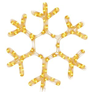 vidaXL snefnug julefigur 72 LED'er 38x37 cm varmt hvidt lys