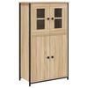 vidaXL skab 62x32x106,5 cm konstrueret tr&aelig; sonoma-eg