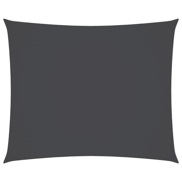 vidaXL solsejl 3,5x4,5 m rektangul&aelig;r oxfordstof antracitgr&aring;
