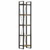 vidaXL bogreol med 5 hylder 40x30x180 cm massivt genbrugstr&aelig;