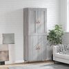 vidaXL h&oslash;jskab 69,5x34x180 cm konstrueret tr&aelig; gr&aring; sonoma-eg