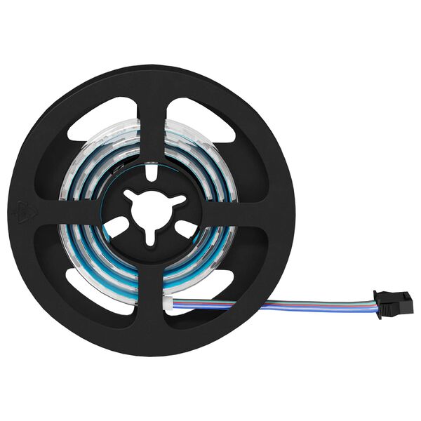 vidaXL LED Strip 4 pcs Sort og Gennemsigtig 55 x 0,8 x 0,3 cm