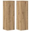 vidaXL plantestativer 2 stk. 25x25x80 cm konstrueret tr&aelig; egetr&aelig;sfarvet