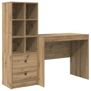 vidaXL Bord Artisan Egetr&aelig; 135,5 x 50 x 127 cm 2 stk.