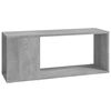 vidaXL tv-bord 80x24x32 cm konstrueret tr&aelig; betongr&aring;