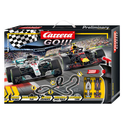 Carrera GO racerbanesæt med racerbiler Max Speed 1:43