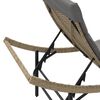 vidaXL liggestol med hynde 55x199x50 cm polyrattan beige