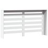 vidaXL radiatorskjuler 149x20x82 cm konstrueret tr&aelig; hvid