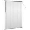 vidaXL Persienner med gardiner Sort 220 x 160 cm Aluminium