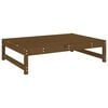 vidaXL udend&oslash;rs fodskammel 120x80 cm massivt fyrretr&aelig; honningbrun