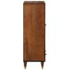 vidaXL Highboard med skuffe Brun 60 x 33 x 100 cm Massivt mangotr&aelig;