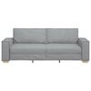 vidaXL 3-personers sofa lysegr&aring; 180 cm stof