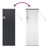 vidaXL Persienner Sort 175 x 65 cm Aluminium