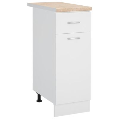 vidaXL køkkenbordplade 30x60x2,8 cm spånplade marmoreffekt beige