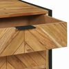 vidaXL Sideboard 70 x 35 x 75 cm Massivt akacietr&aelig;