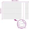 vidaXL Hegnsp&aelig;l S&oslash;lv 50 x 1,5 m (36 mm net) St&aring;l