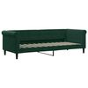 vidaXL daybed 80x200 cm velour m&oslash;rkegr&oslash;n
