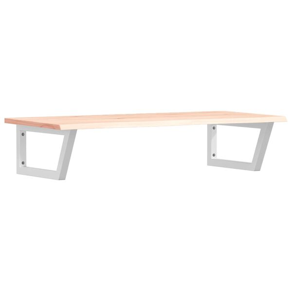 vidaXL badev&aelig;relseshylde st&aring;l og massivt egetr&aelig;